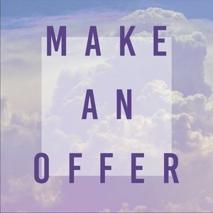 I love offers! Reasonable offers accepted!